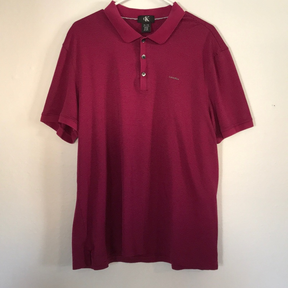 Calvin Klein Striped Polo